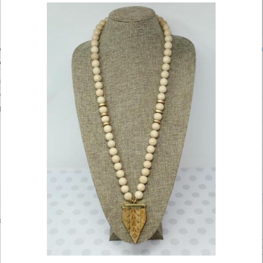 Wooden Pendant Necklace